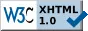 Valid XHTML 1.0!
