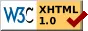 Valid XHTML 1.0!
